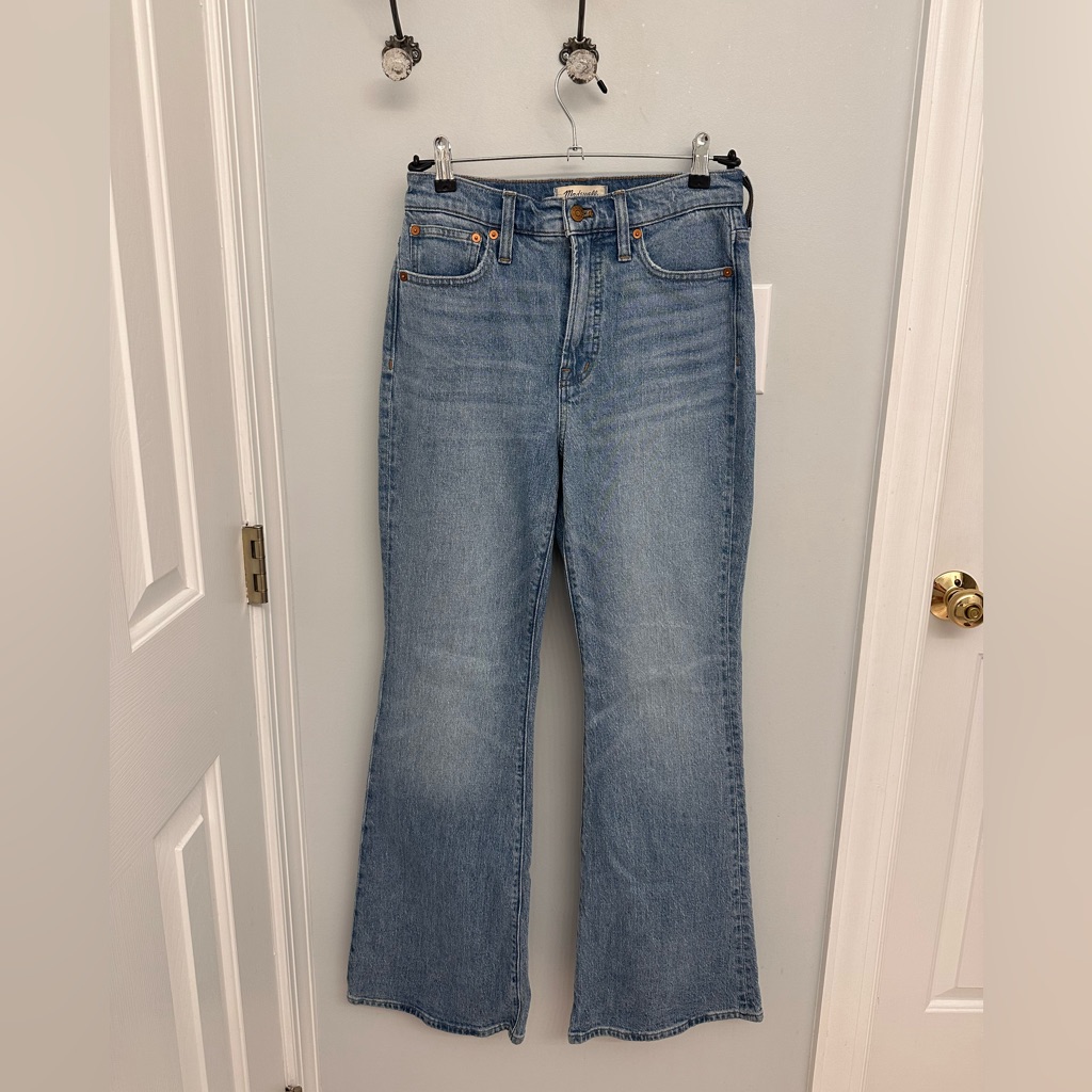 Madewell Boot Cut Light Wash Jeans (Size: 25)